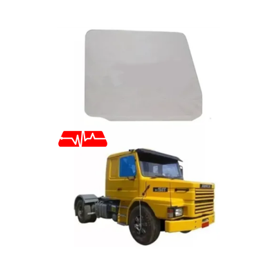 VIDRO PORTA DIREITA SCANIA T112 1980/1999 CAMINHÃO INCOLOR